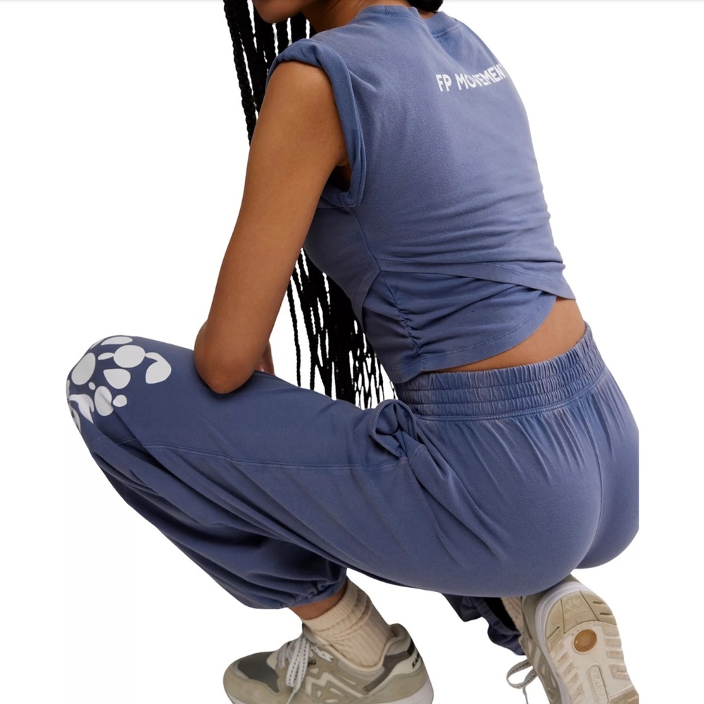 FP Movement by FP Hot Shot Logo Crossover Set in Blue Indigo sz M NWT $9… - Picture 5 of 11